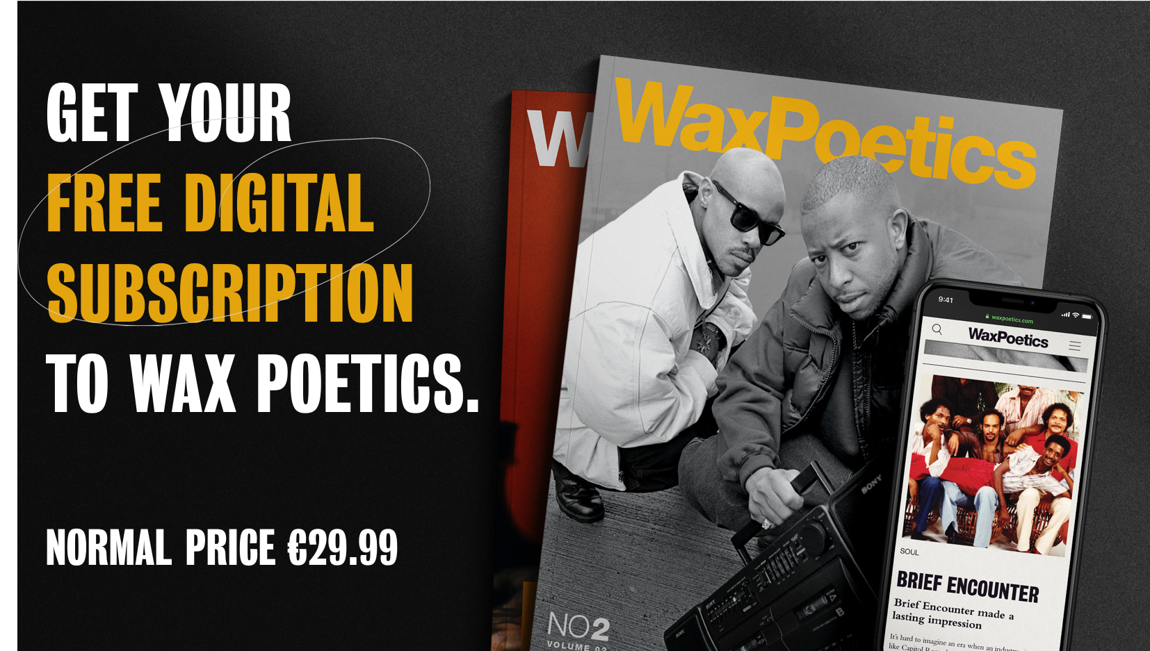 Get a free one-year digital subscription to LGW media partners Wax Poetics